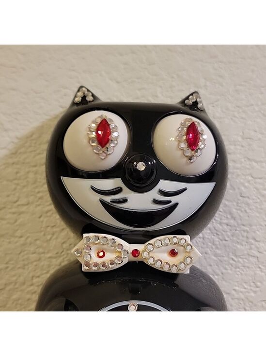 Kit-Cat Klock Other - Jeweled Classic Black Kit-Cat Klock clock SUPER RARE Vintage